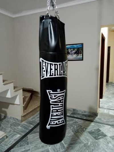 Boxing bag gloves and hand wraps