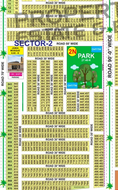Dha Rahbar sector 2N plot 5 Marla