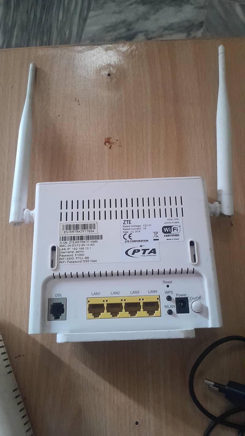 Internet ptcl device 3