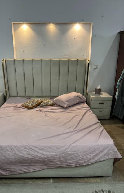 Bed for sale with side table