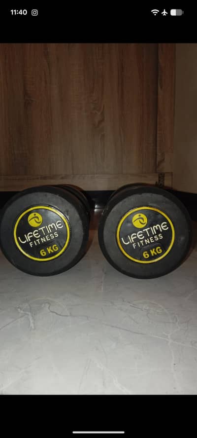 6kg dumbells Pair Hight Quality