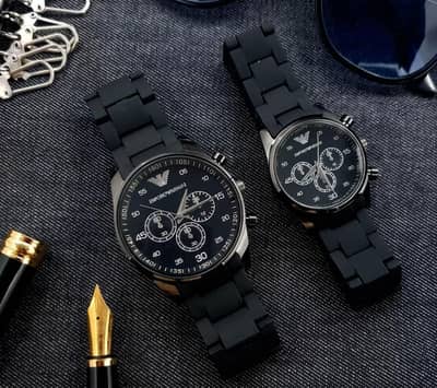 Unisex Chronograph Watch Set