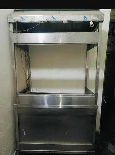 Burger counter steel