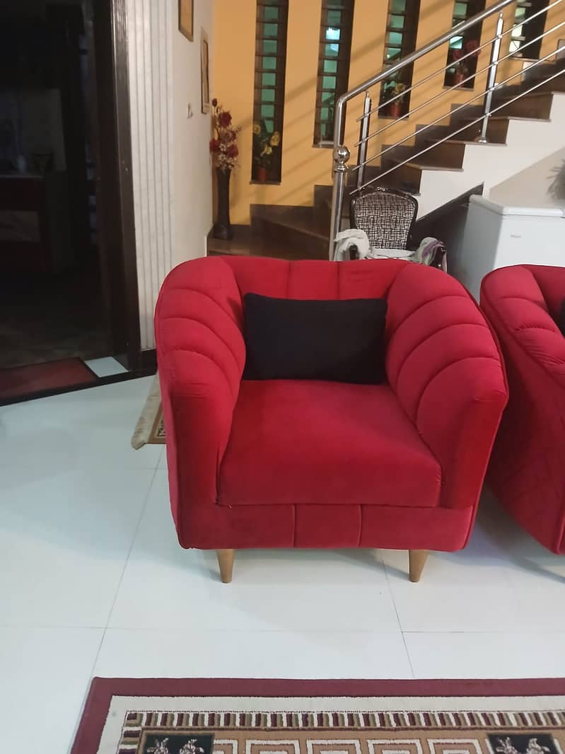 Sofa set with 2 stool 1