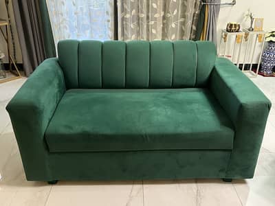 5-Seater Green Sofa Set for Sale