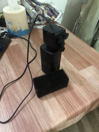 Power air filter for fish tank