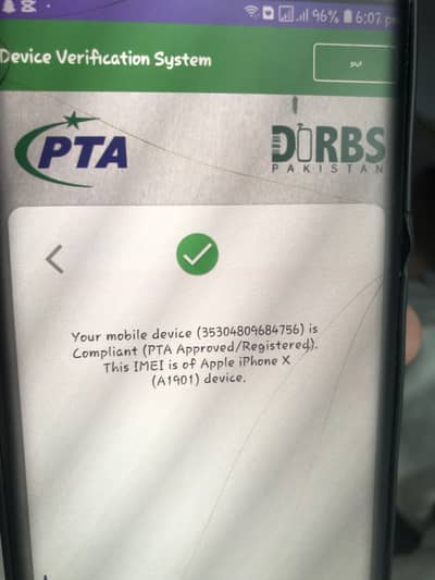 iPhone X pta gb64