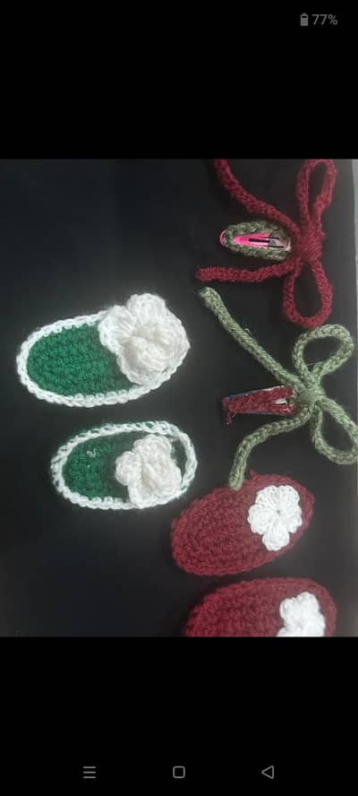 Handmade cute  crochet pins -  custom Made Order Now Rawalpindi