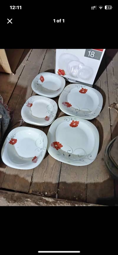 Large size plates  Rice plates