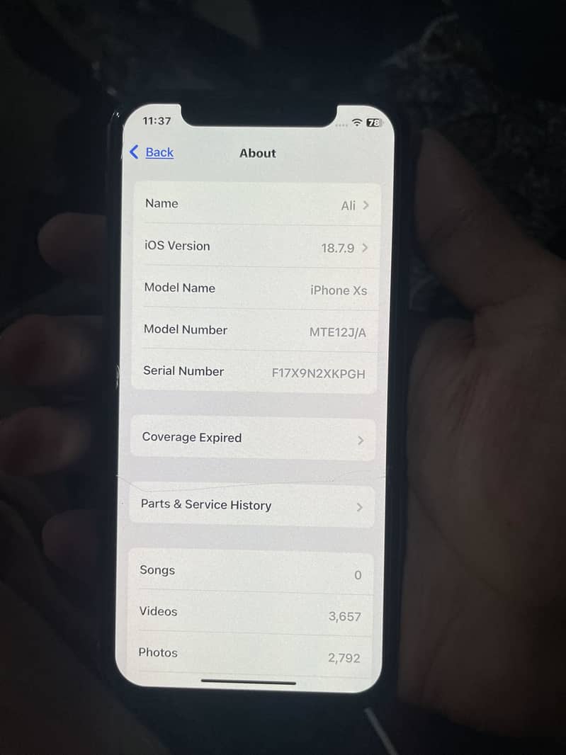 Apple iPhone XS 5