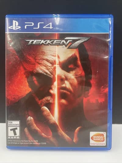 Like-New TEKKEN 7 DISK FOR PS4 SCRATCHLESS.