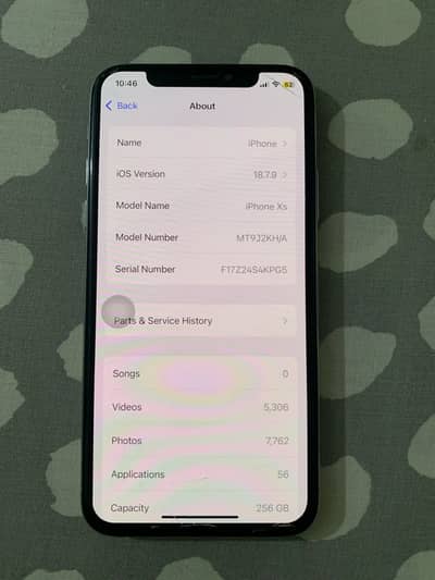 Apple iPhone XS 256gb pta approved lush condition Geniune phone