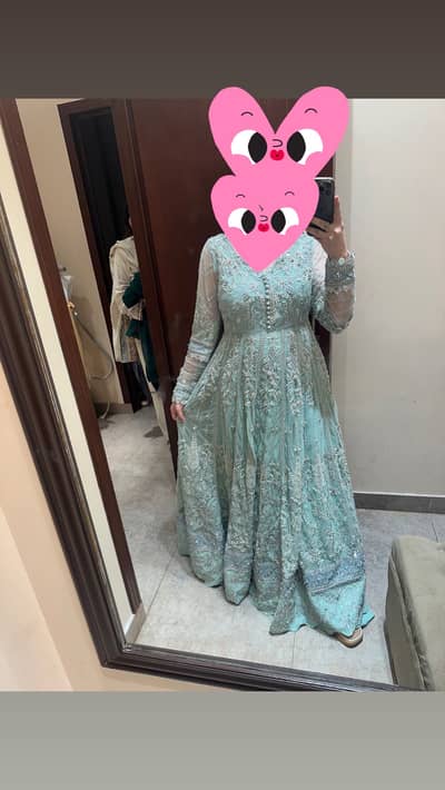 Maryam and maria bridal collection engagement valima look