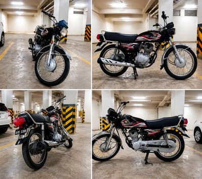 Honda CG 125 2024 Black | First Owner | Like New Condition
