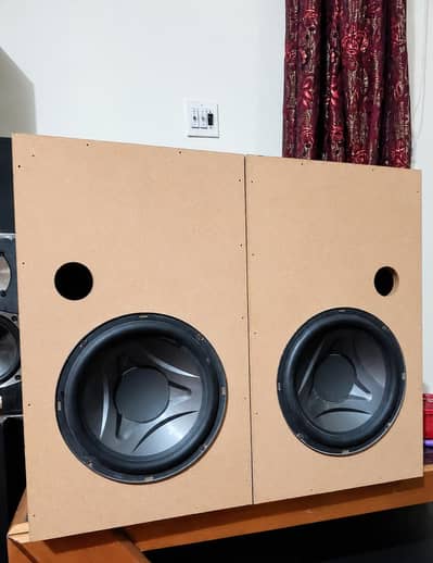 Clarion Subwoofer 10" Heavy Duty Japanese Style Boxes