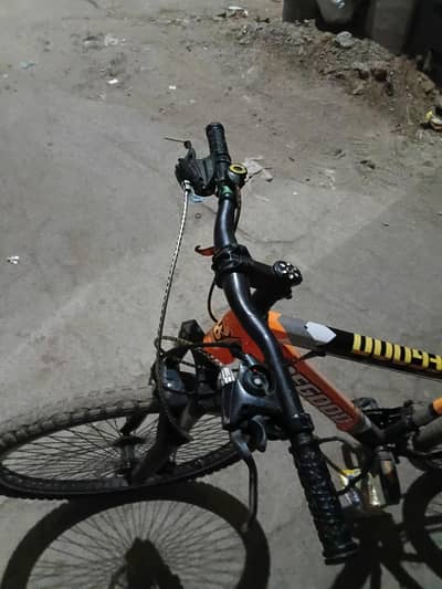 Full size cycle front&back disc brake front&back gear all working