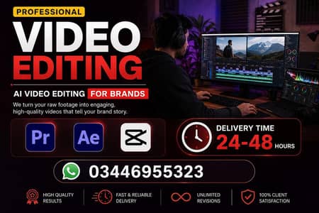 Professional Video Editing & AI Ads Creation Services