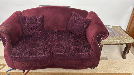 Two seater sofa set for sale