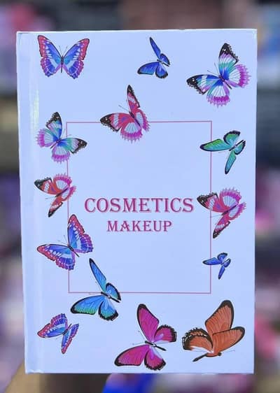 book palette,brushes,dermacol cream