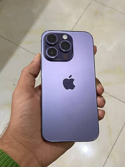 Apple iPhone 14 Pro 256 GB storage full box Whatsapp no 03479161720