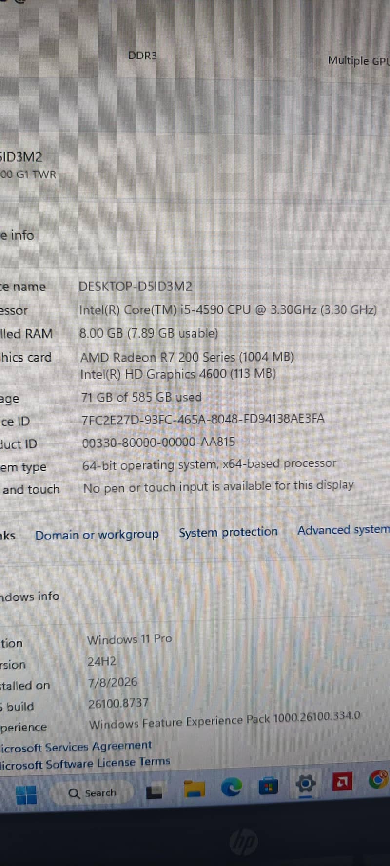 Hp Core i5 4th generation 1