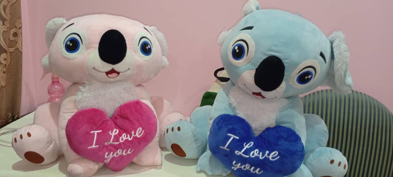 stuffed koala pair 0