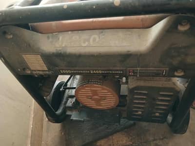 JASCO J3500DC 2400W Gas & Petrol Generator with Wheels
