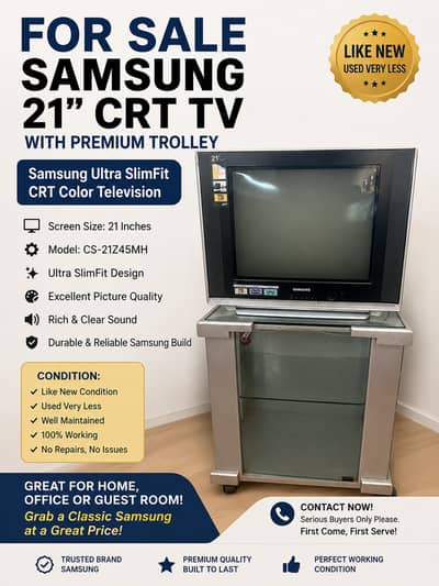 Samsung Ultra SlimFit CRT Color Television