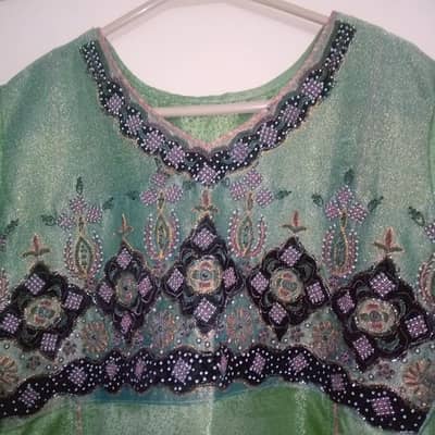 Beautiful Embroided Party Wear dress.