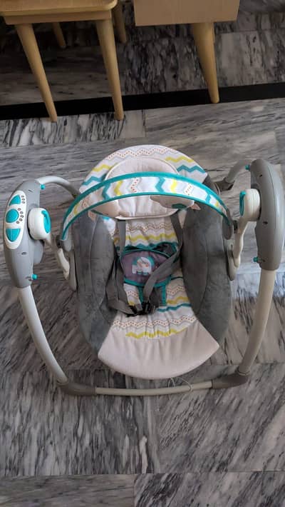 Mastela Deluxe Portable Swing Grey