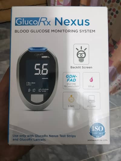 new gluco meter with strips
