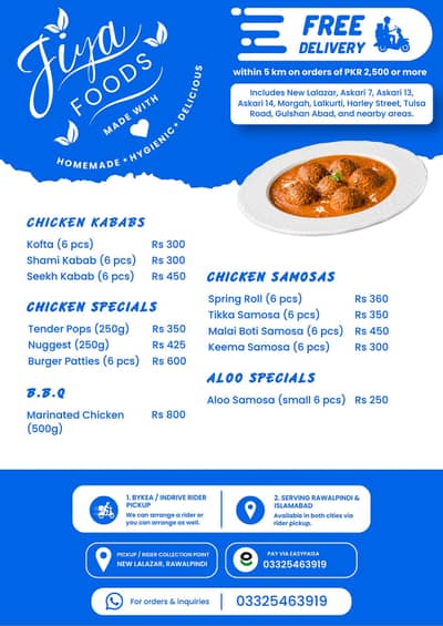 Homemade Frozen Food | Jiya Foods