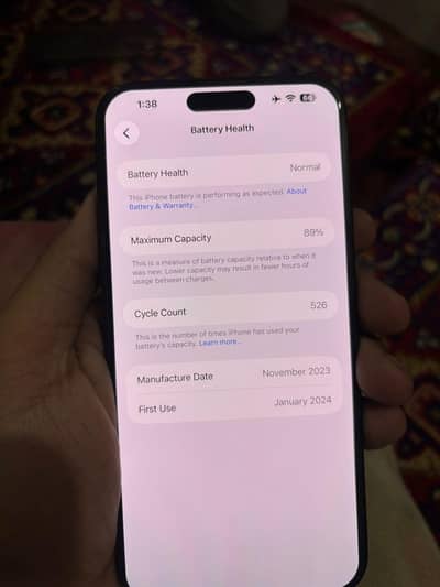 Apple iPhone 15 Pro Max 256/gb 10 by 10 condition for sale