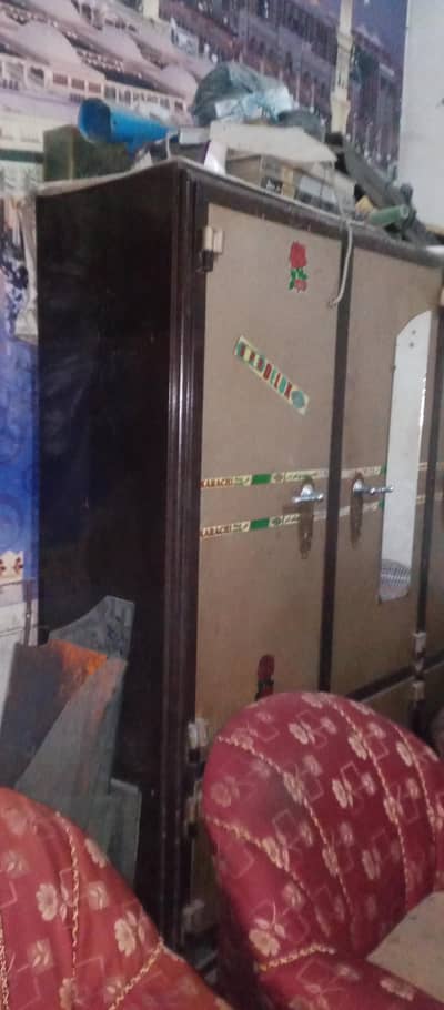iron almari 3 doors