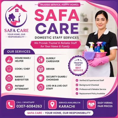 all dosmastic staff are available