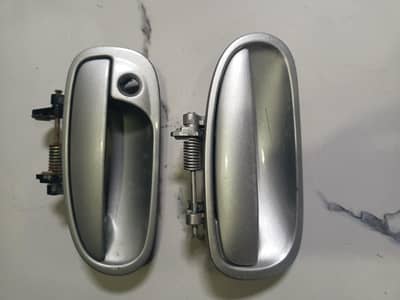 Car Door Handles Set – Silver Color (Used)