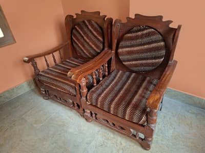 Wooden Sofa Set