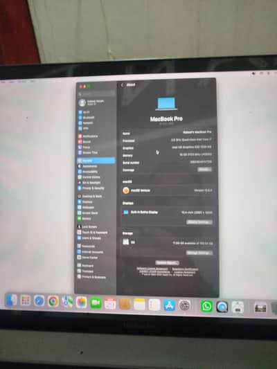 MacBook pro 2017 15 inch