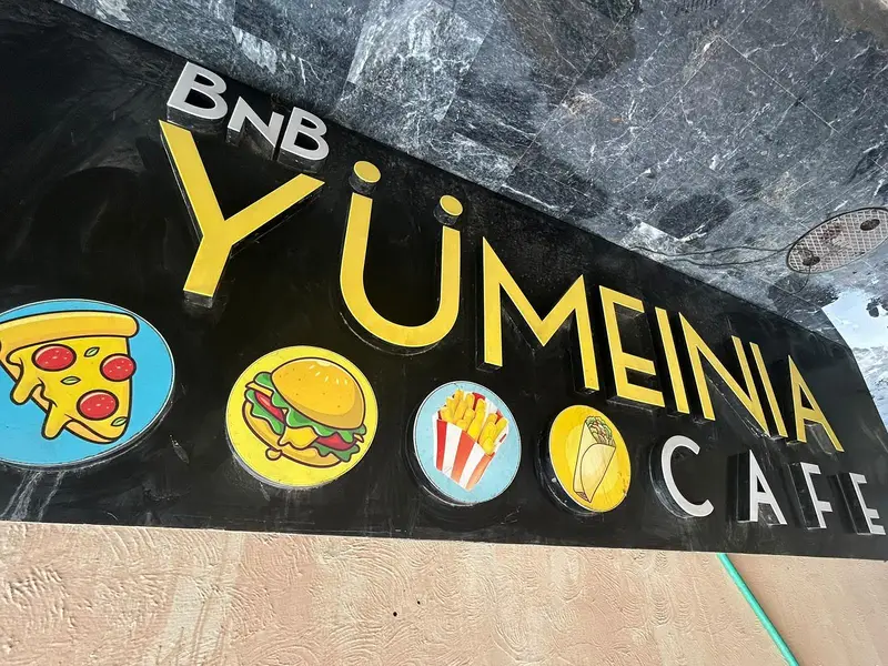 3D light board with brand name