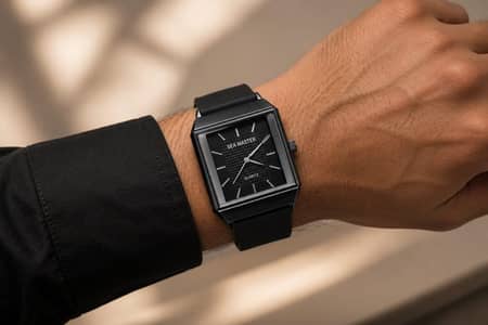SEA mastar matal dail silicon strap