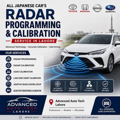 Japanese Cars Radar Programming & Calibration Service