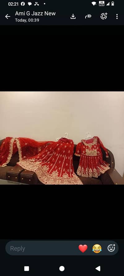 A one condition bridal lehnga