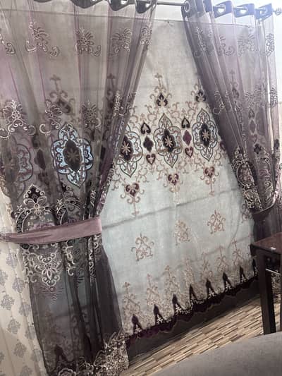 Curtains and blind included contain 10/10 no damage no defect nothing