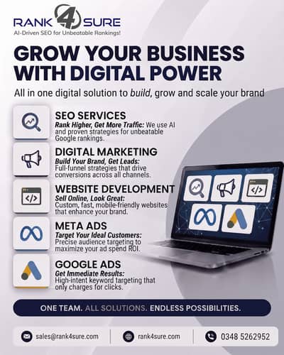 Professional Website Development | SEO & Meta Ad