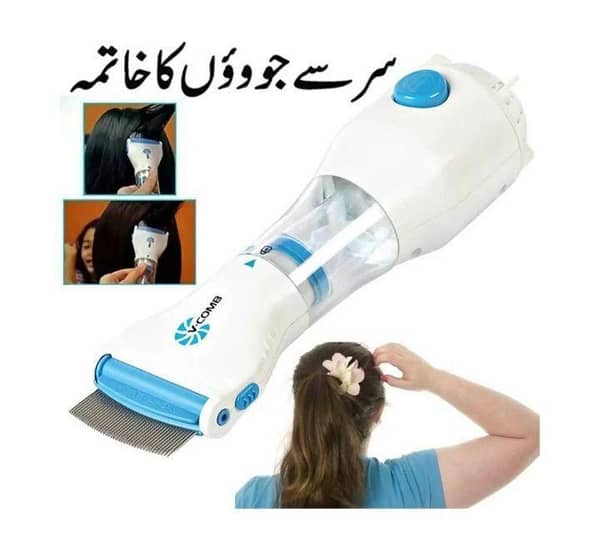 Electric V-Comb Anti Lice Machine | Chemical-Free Safe Lice & Egg Removal Device