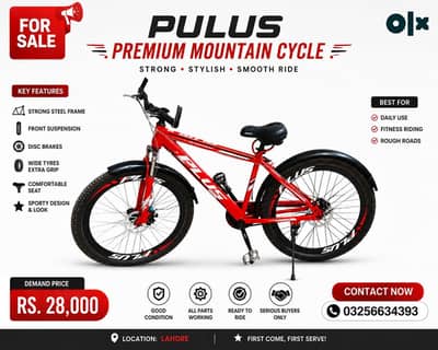 Plus road bicycle For sale