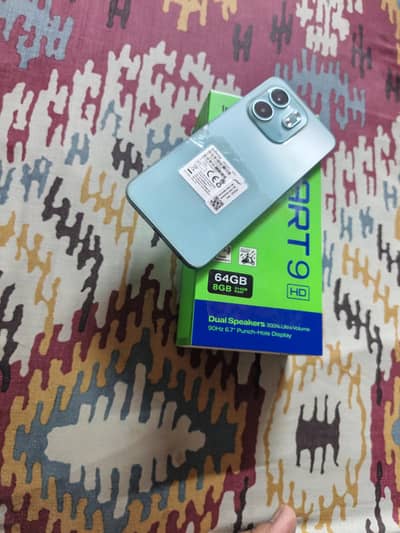 infinix Smart 10 4/64 mobile with box only