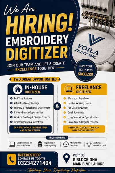 Embroidery Digitizing