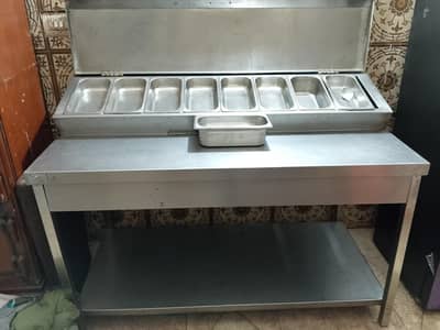 prep tabel and breading table make tabel