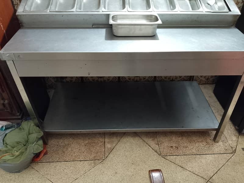 prep tabel and breading table make tabel 1